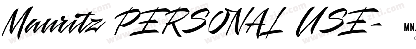 Mauritz PERSONAL USE字体转换
